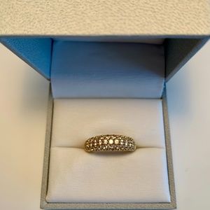 Swarovski Stone Ring - Rose Gold Tone Plated